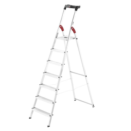 Scala Hailo L60 7 Gradini Alluminio: La Sicurezza Made in Germany per Casa