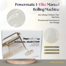 Powermatic 1+ Elite Manual Tobacco Injector Rolling Machine (King's & 100's)