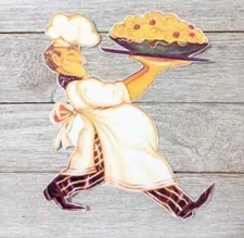 italian chef wall safe sticker kitchen pasta 10 inch 1pc new