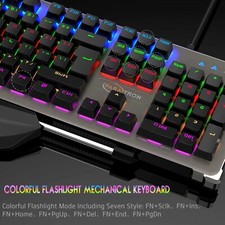 PARATRON Gaming Keyboard LED Backlight Mechanical Wired waterproof N Key Retail 3