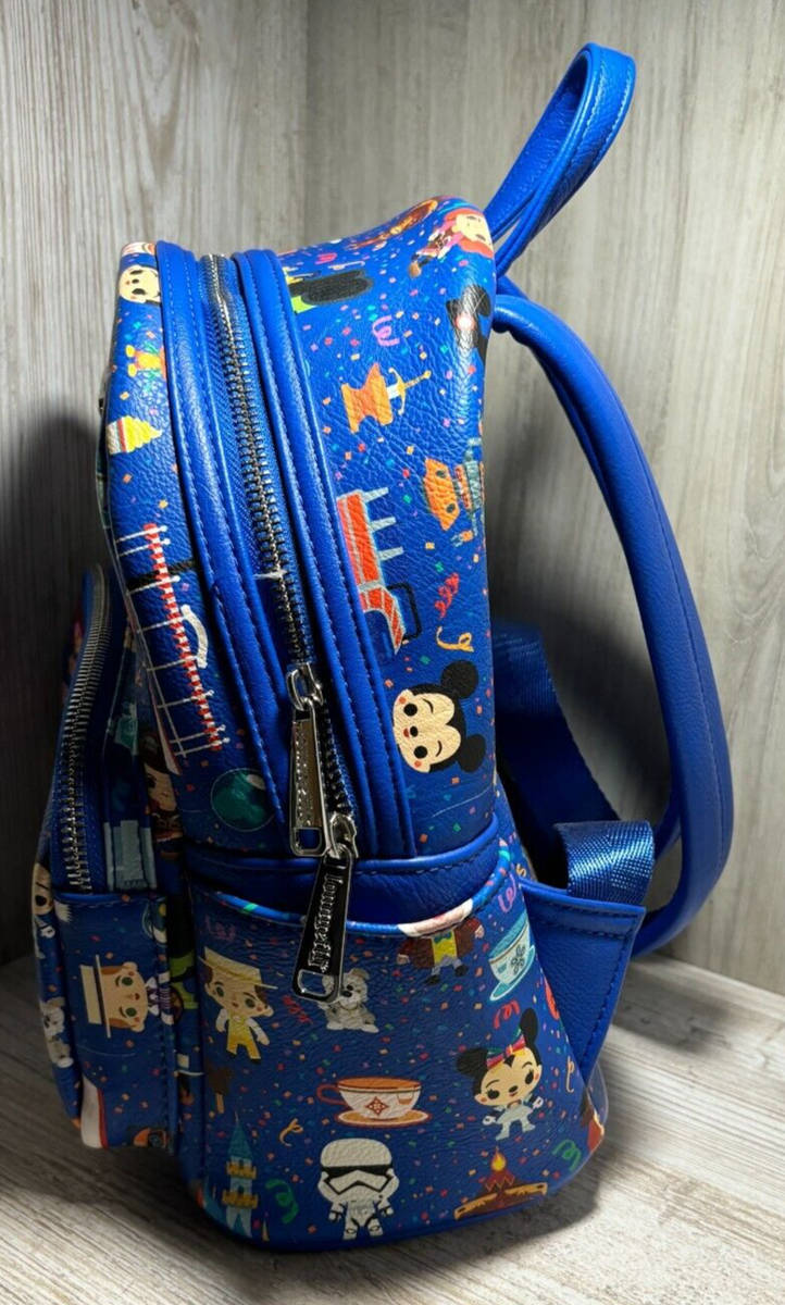 Disney Parks Loungefly Chibi Icons Mini Backpack Ears & Card  display picture 1