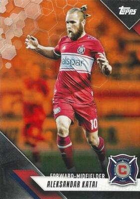2019 Topps Major League Soccer Base Common (#21 - #40) Orange Parallel /25 - MLS