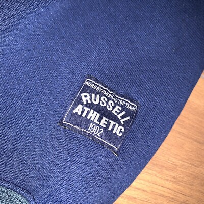 トップス made in USA Russell sweatshirt Vintage Made in USA Russell Athletic Gray Hoodie Sweatshirt