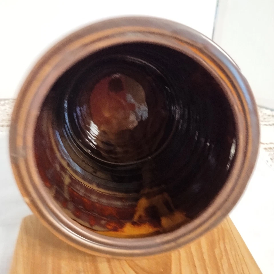 Grande Crock de Cerâmica Multicolorido Uso como Suporte de Utensílio, Vaso de Plantas, Vaso Floral - Imagem 3 de 4