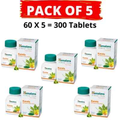 Himalaya Bio bitterer Kürbis Karela für metabolisches Wellness 5 BOX KOSTENLO...