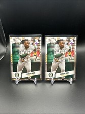 2024 Topps Big League 101 Esteury Ruiz Oakland Athletics A's Baseball Lot Of 2