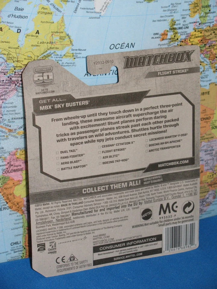 MATCHBOX MBX SKY BUSTERS FLIGHT STRIKE 60th ANNIVERSARY ***BRAND NEW & RARE*** - Image 4 of 4