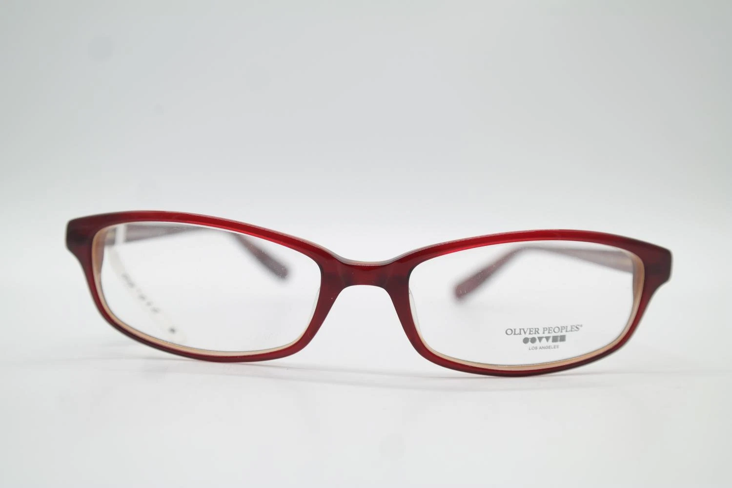 Oliver Peoples Maria Wine Red Oval Glasses Eyeglass Frame Eyeglasses New