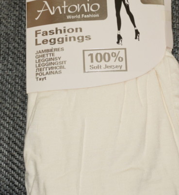 Antonio World Fashion Leggings Hoher Bund Jersey Lang Knöchel S M L XL Sommer