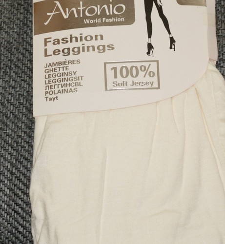 Antonio World Fashion Leggings Hoher Bund Jersey Lang Knöchel S M L XL Sommer - Bild 6 von 24