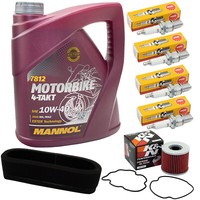 ÖL 4L Wartung FüR Suzuki GS 750 GS 850 1977-86 Set Luftfilter ÖLfilter ZüNdkerze