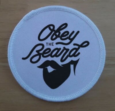 Bartbart Club Bösewicht Schurke Schurke Patch Abzeichen Patches Abzeichen