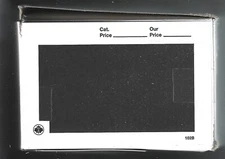 Box of 1000 HECO or Uni-Safe 102B Cards Black 4-1/4 x 2-3/4 FREE U.S. SHIPPING