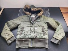 Lost Enterprises Sample Women's Green Puffer Winter Coat Jacket Size S