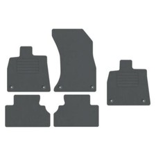 Velours Fußmatten für Audi Q5 Sportback ab Bj. 2021 NEU Automatten GRAU PREM 4+1