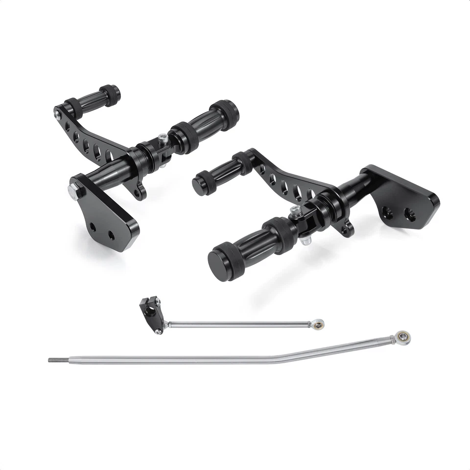 Forward Controls Kit Pegs Levers Linkage For Harley Dyna Street Bob FXDB 2006-17 Foto 4 de 4