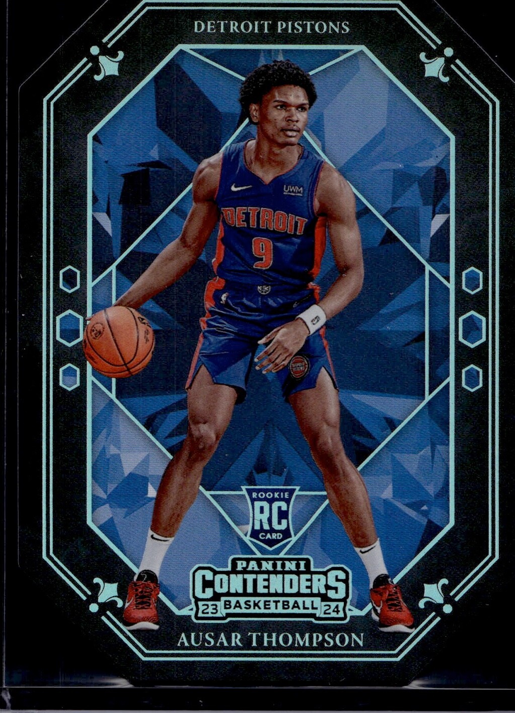 2023-24 Panini Contenders Ausar Thompson #12 Crown Jewels Case Hit RC Rookie