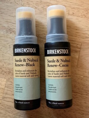 Birkenstock Suede & Nubuck Renew, (1 ea Black & Cocoa) Restore Your Birks!  RARE