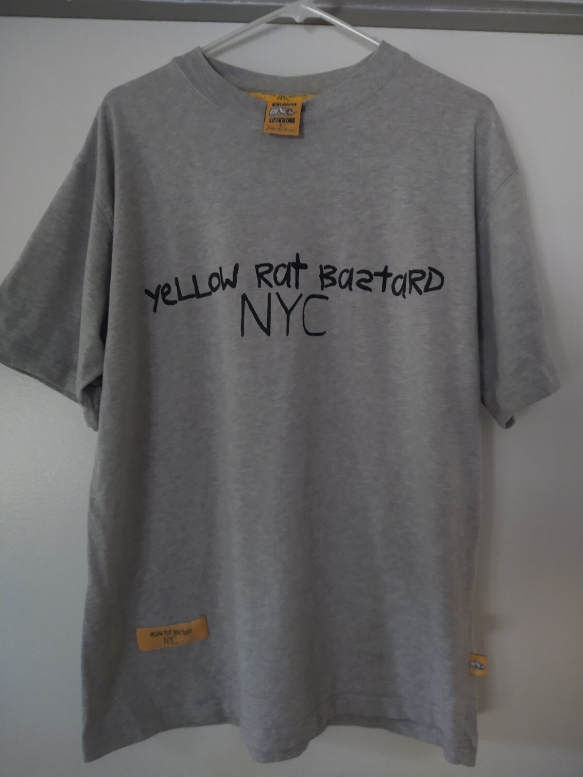 Vintage Y2K Yellow Rat Bastard NYC Streetwear Tee Sz Lg eBay