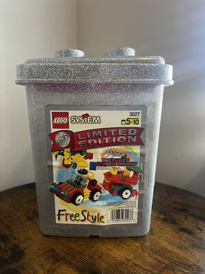 VTG 1998 LEGO Limited Edition 25th Anniversary Silver Brick 3027