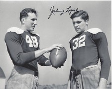 JOHNNY LUJACK NOTRE DAME IRISH 1947 HEISMAN SIGNED AUTHENTIC 8X10 PHOTO D w/COA