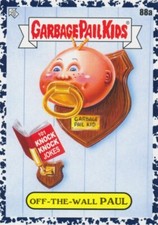 88a OFF-THE-WALL PAUL 2022 GPK Garbage Pail Kids Book WormsBLACK  