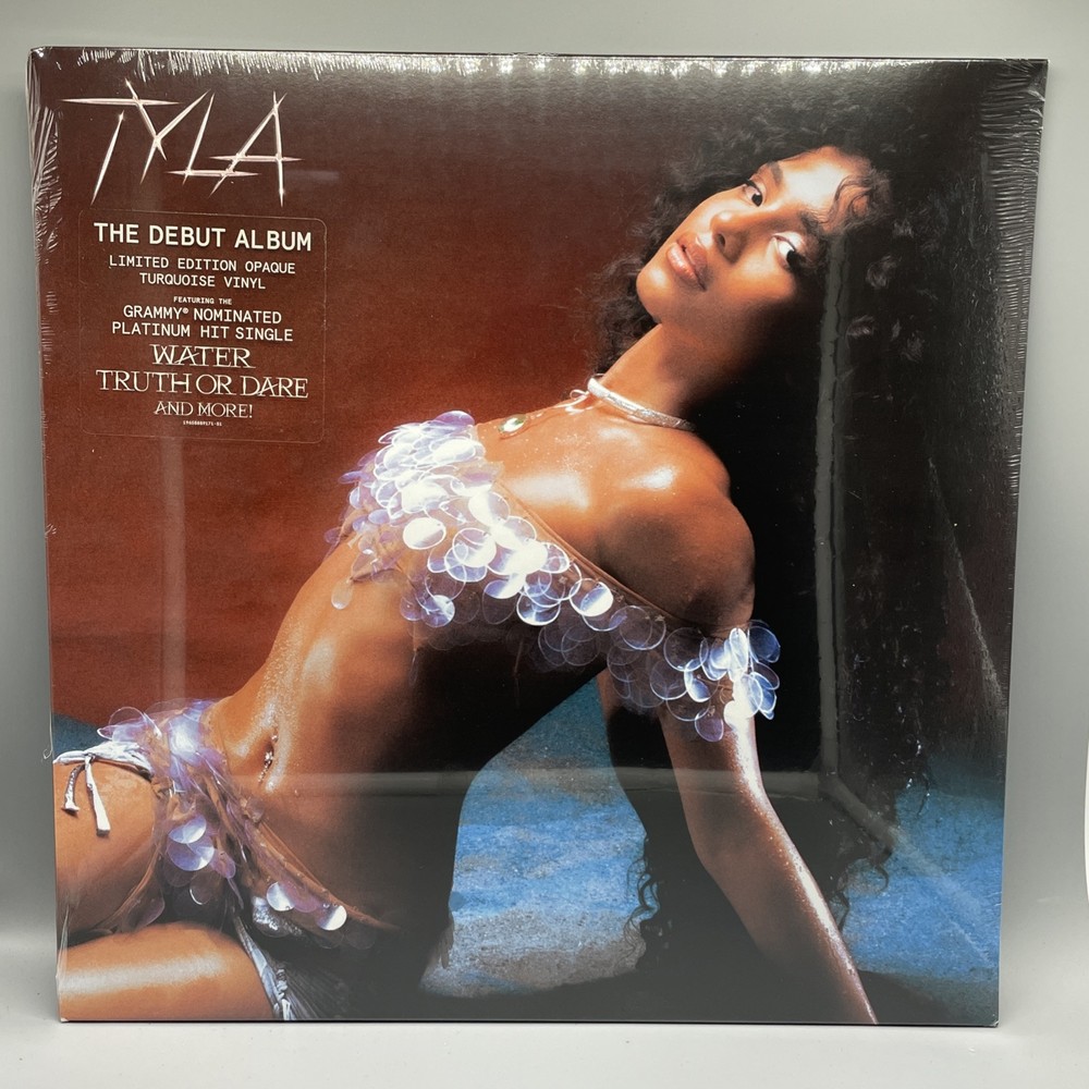 TYLA Debut Album Turquoise Blue Vinyl with Signed Insert In Stock