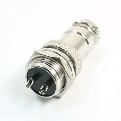 P16-2 Core 16mm 2P Stainless Steel Men Women Aviation Connector