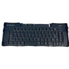 Palm Portable Keyboard P10713U Foldable PDA Accessory with Case Black