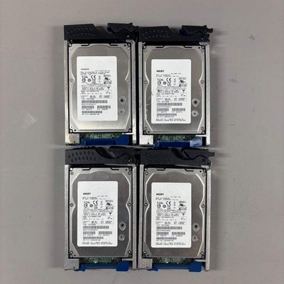 Lot of 4 Hitachi Hard Drives HDD 600GB HDD HUS156060VLF400