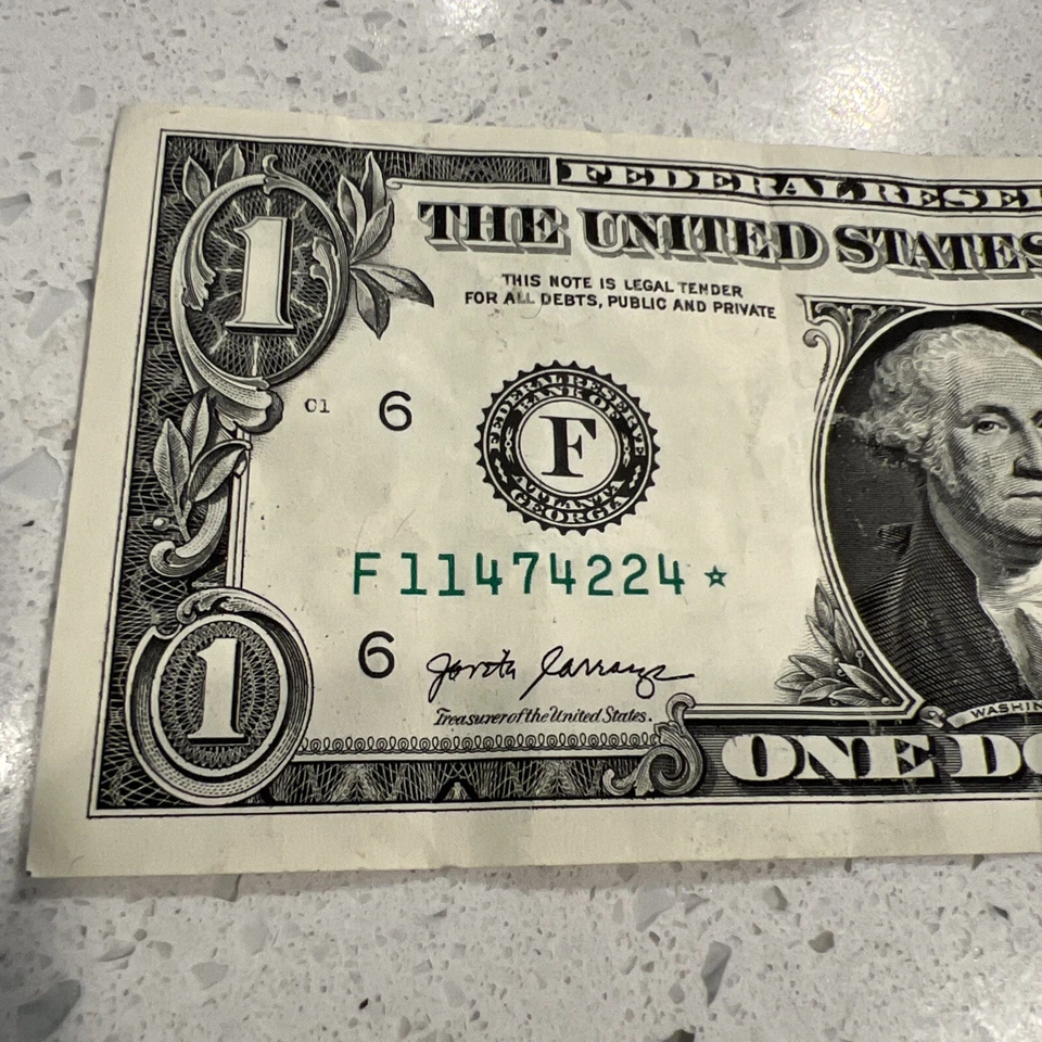 STAR NOTE 1 Dollar Bill 2017A 11474224 - Image 4 of 4