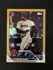 XAVIER EDWARDS - RC - GOLD FOIL - 2023 TOPPS UPDATE - US296