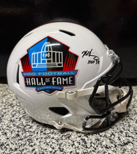 MIKE SINGLETARY signed auto HALL OF FAME Full Size Football Helmet w/ COA JSA