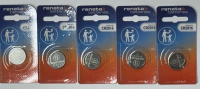 5 PACK RENATA CR2016 LITHIUM 3V BEST BEFORE 12/2029 FRESH FREE SHIPPING USA