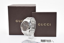 [N MINT]GUCCI YA126406 Brown Dial G Timeless Date 126.4 Series  Men's Watch JP