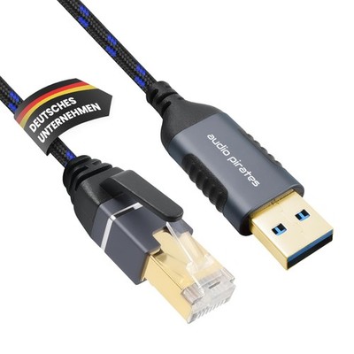 audio pirates USB 3.0 auf RJ45 Ethernet Netzwerk Adapter CAT6A 1000Mbps