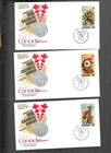 3 1976 Canada Olympics FDC's; Scott 684-86; Kingswood/Fleetwood cachets