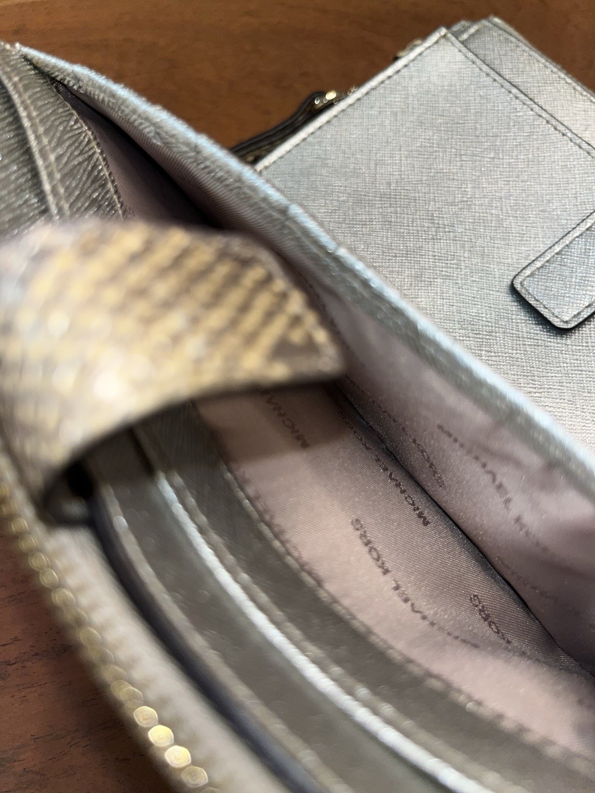 Michael Kors Jet Set Python Leather Lg Flat Phone… - image 4