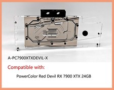 Granzon GPU Water Block For PowerColor Red Devil RX 7900 XTX 24GB