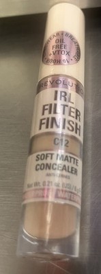 Makeup Revolution IRL Filter Finish Concealer Shade C12 Water Proof Soft Matte