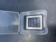 Tarjeta Sony 127GB XQD Serie G R440/W400 Alta Velocidad Video Probada EX1 FX9 Z7 Z6