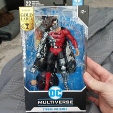 McFarlane Toys DC Multiverse Cyborg Superman Gold Label 7in Action Figure