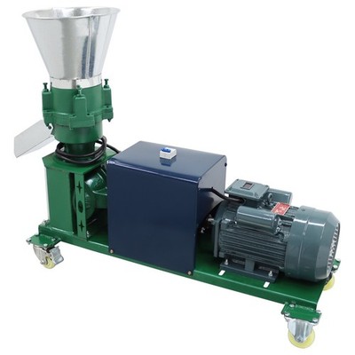 Animal Feed Pelletizer Chicken Feed Pellet Mill Machine 220V 5mm Plate 4-roller