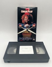 Child's Play 2 VHS Tape 1990 Horror CHUCKY RARE Screener Copy Tested Working