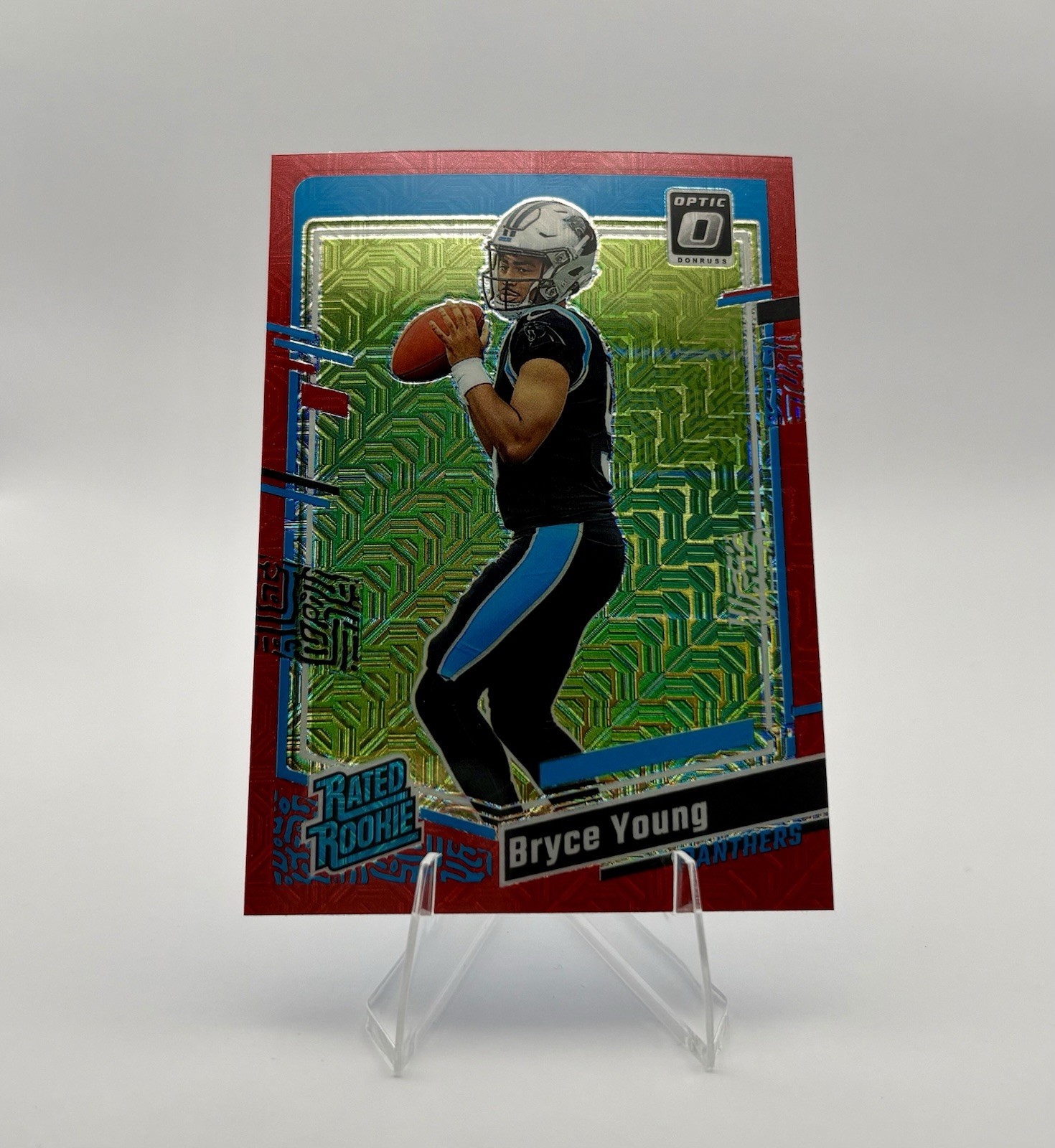 2023 Panini Donruss Optic - Rated Rookie Bryce Young #213 Red Hyper Prizm (RC)