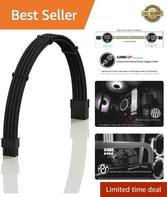 8Pin PSU-GPU Power Extension Cable | Compatible with AMD and NVIDIA GTX 6 Ser...