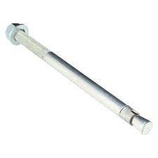 Mkt Fastening 263412T Sup-R-Stud + Wedge Anchor, 3/4" Dia., 12" L, Steel Zinc