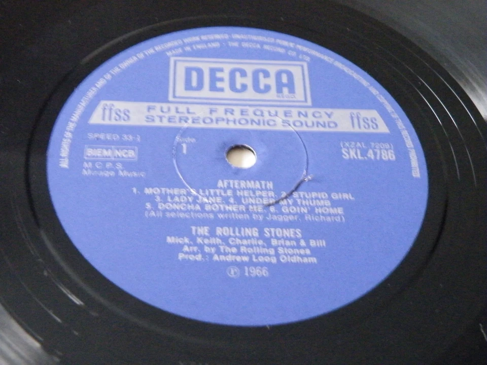 THE ROLLING STONES 'AFTERMATH' LP UK DECCA 1970 REISSUE OF 1966 LP - Image 3 of 4