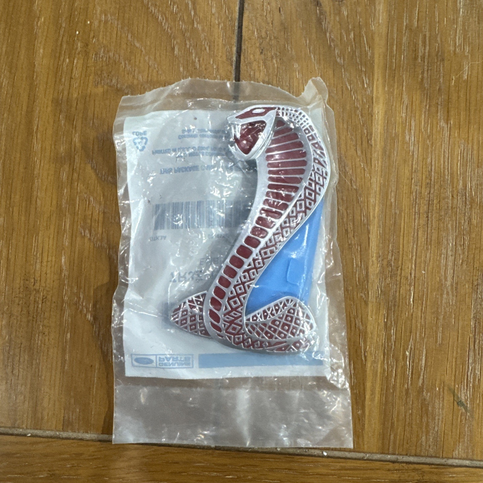 NEW OEM Ford Red Snake Cobra Fender Badge Left 7R3Z-16228-AA Shelby GT500 07-09