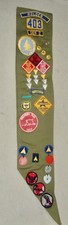 Vintage Boy Scout BSA Sash With Patches